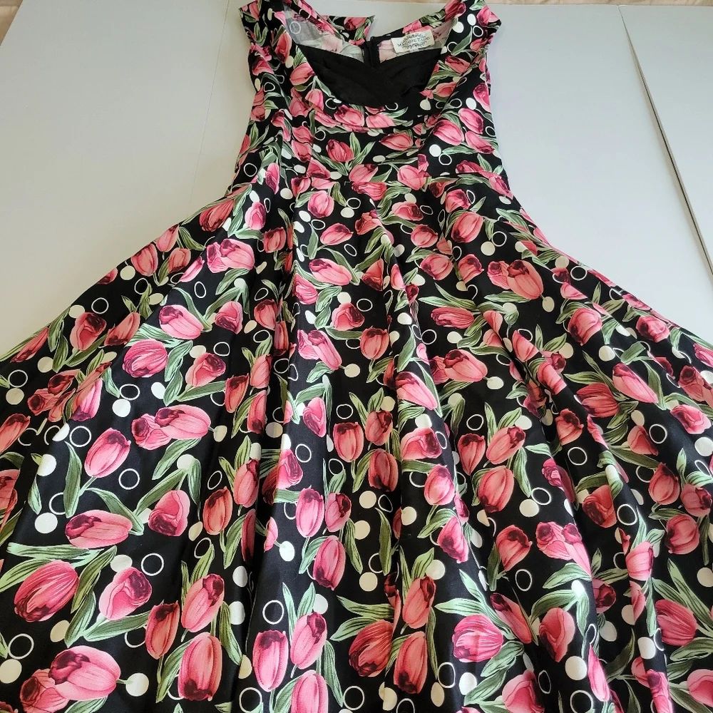 Maggie Tang vintage dress tulip print - Picture 2 of 5